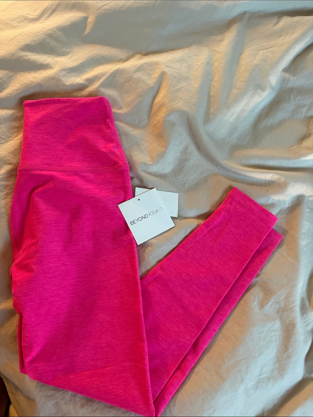 Beyond Yoga Hot Pink High-Rise Leggings - Medium - NWT